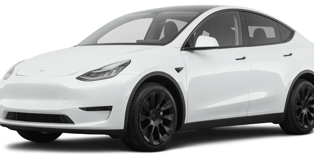 TESLA MODEL Y 2020 5YJYGDEE0LF021057 image